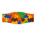 Retro colors puzzle pieces                                                                        Stretchable Headband