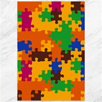 Retro colors puzzle pieces                                                                        Canvas 12  x 18 