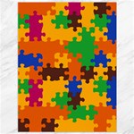 Retro colors puzzle pieces                                                                        Canvas 36  x 48 