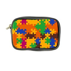 Retro colors puzzle pieces                                                                        Coin Purse from UrbanLoad.com Front