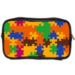 Retro colors puzzle pieces                                                                        Toiletries Bag (Two Sides)