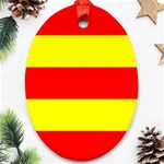 Aust Agder Flag Ornament (Oval)