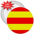 Aust Agder Flag 3  Buttons (100 pack) 