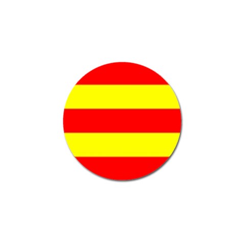 Aust Agder Flag Golf Ball Marker (10 pack) from UrbanLoad.com Front
