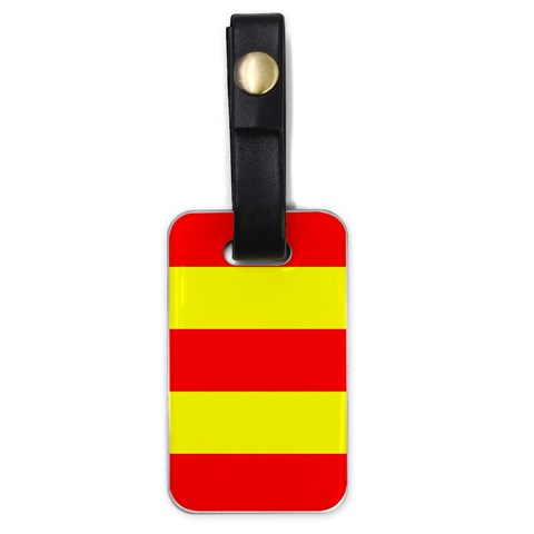Aust Agder Flag Luggage Tag (one side) from UrbanLoad.com Front