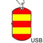 Aust Agder Flag Dog Tag USB Flash (Two Sides)