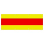 Aust Agder Flag Banner and Sign 8  x 3 