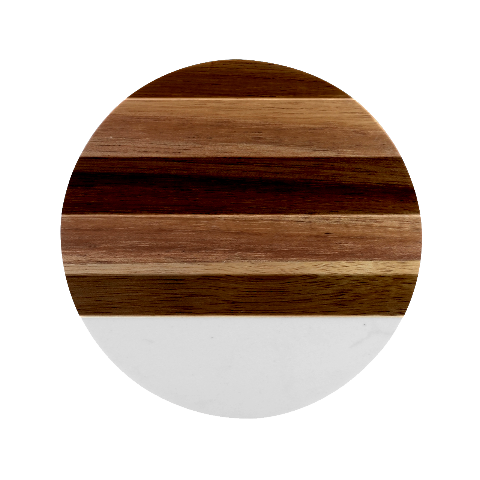 Aust Agder Flag Marble Wood Coaster (Round) from UrbanLoad.com Front