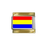 Budapest Flag Gold Trim Italian Charm (9mm)