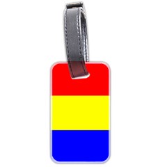 Budapest Flag Luggage Tag (two sides) from UrbanLoad.com Front