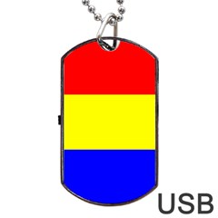 Budapest Flag Dog Tag USB Flash (Two Sides) from UrbanLoad.com Back