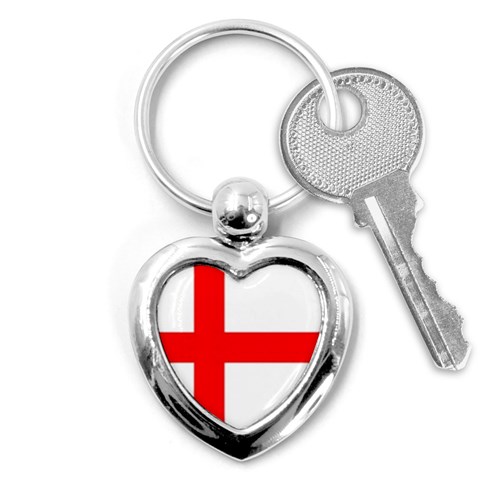 Bologna Flag Key Chain (Heart) from UrbanLoad.com Front