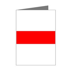 Bologna Flag Mini Greeting Card from UrbanLoad.com Left