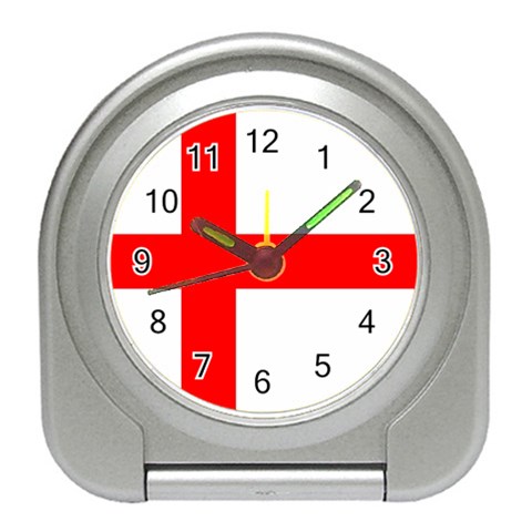Bologna Flag Travel Alarm Clock from UrbanLoad.com Front