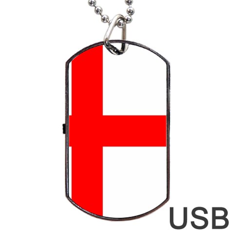 Bologna Flag Dog Tag USB Flash (Two Sides) from UrbanLoad.com Front