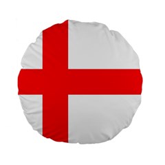 Bologna Flag Standard 15  Premium Round Cushions from UrbanLoad.com Front