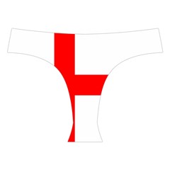 Bologna Flag Cross Back Hipster Bikini Set from UrbanLoad.com Front Under