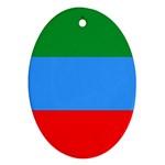 Dagestan Flag Ornament (Oval)