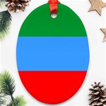 Dagestan Flag Ornament (Oval)