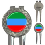 Dagestan Flag 3-in-1 Golf Divots