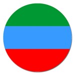 Dagestan Flag Magnet 5  (Round)
