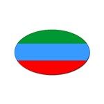 Dagestan Flag Sticker Oval (10 pack)