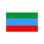 Dagestan Flag Sticker Rectangular (100 pack)