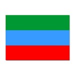 Dagestan Flag Sticker A4 (100 pack)