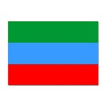 Dagestan Flag Sticker A4 (100 pack)