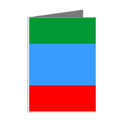 Dagestan Flag Mini Greeting Cards (Pkg of 8) from UrbanLoad.com Right