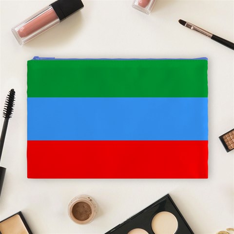 Dagestan Flag Cosmetic Bag (Large) from UrbanLoad.com Front