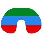 Dagestan Flag Travel Neck Pillow