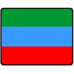 Dagestan Flag Fleece Blanket (Medium)