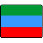 Dagestan Flag Fleece Blanket (Medium)