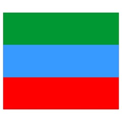 Dagestan Flag Medium Tote Bag from UrbanLoad.com Back