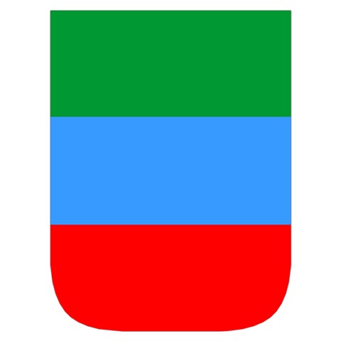 Dagestan Flag Waist Pouch (Small) from UrbanLoad.com Front Pocket