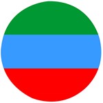 Dagestan Flag Wooden Bottle Opener (Round)