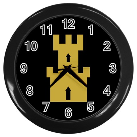 Finnmark Flag Wall Clock (Black) from UrbanLoad.com Front