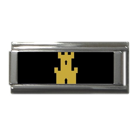 Finnmark Flag Superlink Italian Charm (9mm) from UrbanLoad.com Front