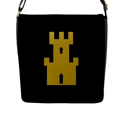 Finnmark Flag Flap Closure Messenger Bag (L) from UrbanLoad.com Front