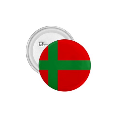 Bornholm Denmark Flag 1.75  Buttons from UrbanLoad.com Front