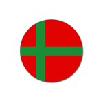 Bornholm Denmark Flag Magnet 3  (Round)