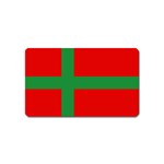 Bornholm Denmark Flag Magnet (Name Card)