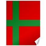 Bornholm Denmark Flag Canvas 36  x 48 