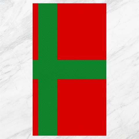 Bornholm Denmark Flag Canvas 40  x 72  from UrbanLoad.com 39.28 x69.23  Canvas - 1