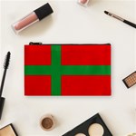 Bornholm Denmark Flag Cosmetic Bag (Small)