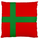 Bornholm Denmark Flag Large Cushion Case (Two Sides)