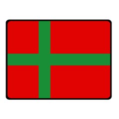 Bornholm Denmark Flag Fleece Blanket (Small) from UrbanLoad.com 45 x34  Blanket Front