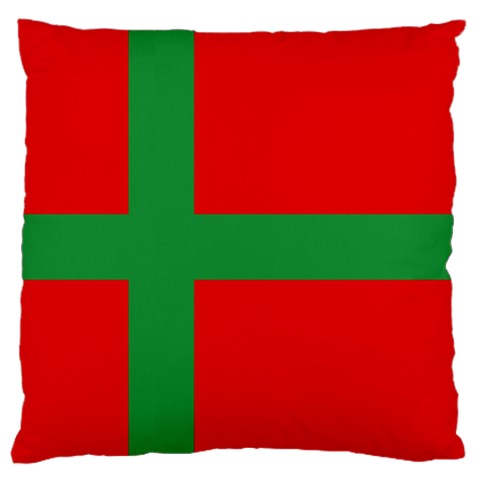 Bornholm Denmark Flag Standard Premium Plush Fleece Cushion Case (One Side) from UrbanLoad.com Front