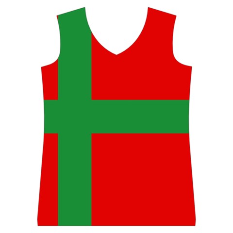 Bornholm Denmark Flag Women s Basketball Tank Top from UrbanLoad.com Front